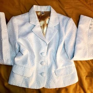 Metallic short blazer